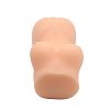 SMD Pocket Pussy Masturbator, 2-in-1 Pussy, Ass & Tits Realistic Textured Masturbator