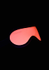 Taboom Glow In The Dark Blindfold, Glowing BDSM Mask, Vegan Leather, Pink