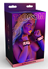 Taboom Glow In The Dark Wrist Cuffs, Φωσφοριζέ Χειροπέδες Vegan Leather, Pink