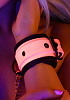 Taboom Glow In The Dark Wrist Cuffs, Φωσφοριζέ Χειροπέδες Vegan Leather, Pink