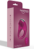 ToyJoy Put a Ring On It C-Ring Remote, Vibrating Cockring, Silicone Vibrating Penis Ring with Remote Control, Fuchsia