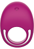 ToyJoy Put a Ring On It C-Ring Remote, Vibrating Cockring, Silicone Vibrating Penis Ring with Remote Control, Fuchsia