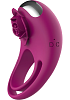 ToyJoy Put a Ring On It C-Ring Remote, Vibrating Cockring, Silicone Vibrating Penis Ring with Remote Control, Fuchsia