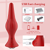 SMD The Smart Plug, App Controlled Butt Plug Vibrator, Πρωκτική Σφήνα με Δόνηση με Χειρισμό μέσω Κινητού & Remote, Red