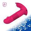 SMD Eros Rex, 3-in-1 Thrusting & Heating Vibrator With Remote Control, 12 Vibration & Thrust Modes, Red