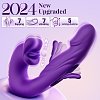 SMD Multitasker X3, Clitoral Licking, Flapping & G Spot Vibrator 3-in1, Δονητής με 7 Vibration & Flapping, Licking Modes, Purple