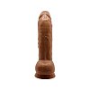 Baile Beautiful Angelo, Ρεαλιστικό Dildo με Όρχεις και Βεντούζα, 20cm, Flesh