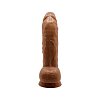 Baile Beautiful Angelo, Ρεαλιστικό Dildo με Όρχεις και Βεντούζα, 20cm, Flesh