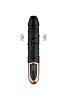 SMD Wet Mess, Realistic Vibrator Dildo 23cm Ρεαλιστικός Δονητής Σιλικόνης με Οθόνη LED, Black