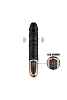 SMD Wet Mess, Realistic Vibrator Dildo 23cm Ρεαλιστικός Δονητής Σιλικόνης με Οθόνη LED, Black