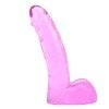 Chisa Novelties Slim Fit Ding Dong, Realistic Dildo 13cm Ρεαλιστικό Dildo με Όρχεις, Pink