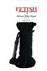 Pipedream Fetish Fantasy Series Deluxe Silk Rope 10m., BDSM Σχοινί Δεσίματος Μεταξωτό, Black