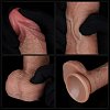 Lovetoy Nature Cock, Ρεαλιστικό Dildo Διπλής Στρώσης Σιλικόνης, 19cm, Flesh