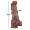Lovetoy Nature Cock, Ρεαλιστικό Dildo Διπλής Στρώσης Σιλικόνης, 26.7cm, Flesh