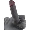 SMD Dual Mandingo, 2-in-1 Sex Doll With 19cm Bendable Dildo and Tight Anus, Black