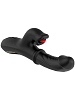 SMD Hard Rock, Rabbit Clitoral Stimulation and G Spot Vibrator 2-in1, Διπλός Δονητής με 10 Vibrating Modes, Black