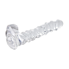 SMD CrystalVein, Realistic Dildo 22,5cm Ρεαλιστικό Dildo με Όρχεις και Βεντούζα, Clear