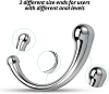 SMD HotSteel, Stainless Steel Curved G-Spot & P-Spot Dildo