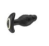 SMD Realistic Anal Vibrator με App & Remote, Πρωκτικός Δονητής Bluetooth, Silicone, Black