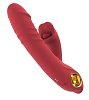 SMD Thrusting Rabbit Vibrator, 10 Δονήσεις, 5 Thrusting & 5 Biting Modes, Silicone, USB