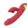 SMD Thrusting Rabbit Vibrator, 10 Δονήσεις, 5 Thrusting & 5 Biting Modes, Silicone, USB